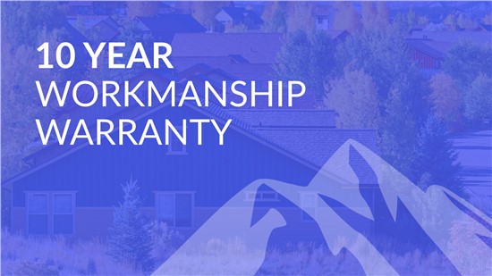 10 Year Workmanship Warranty