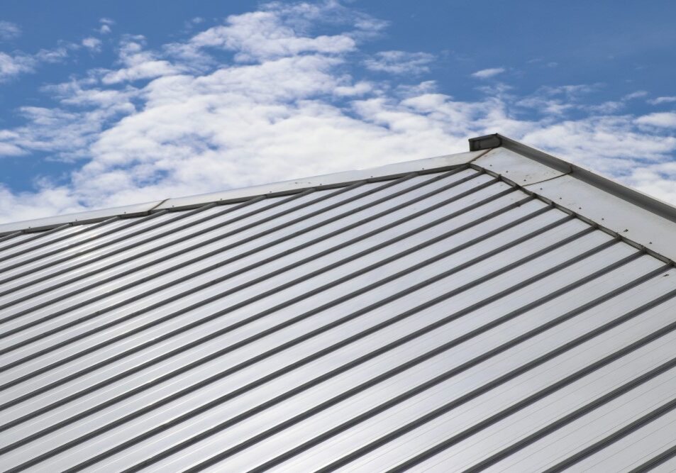top view of a white roof
